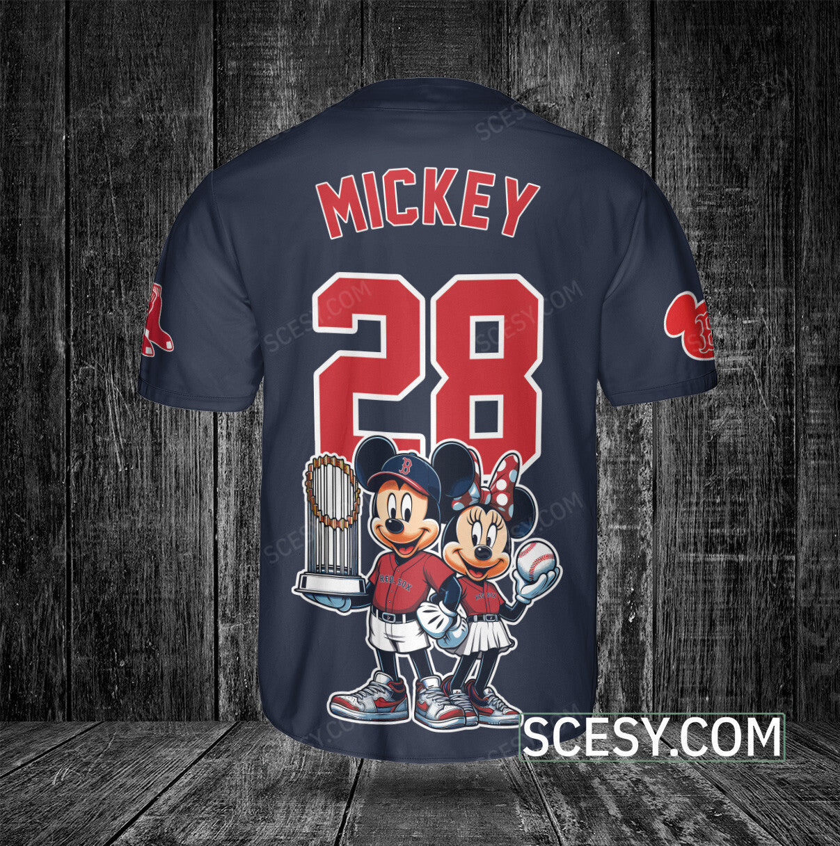 Boston Red Sox MM Baseball Jersey Navy