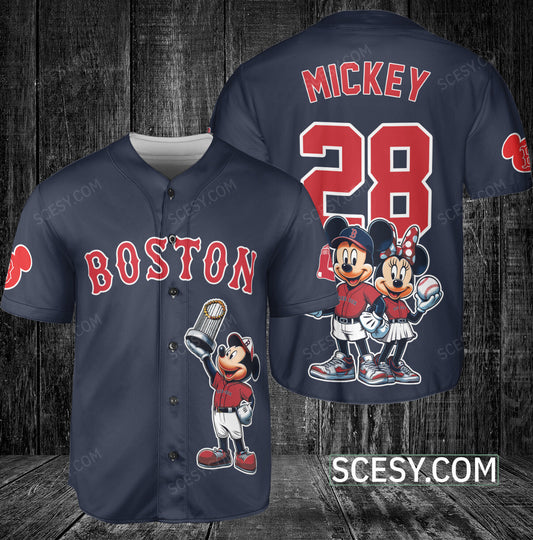Boston Red Sox MM Baseball Jersey Navy