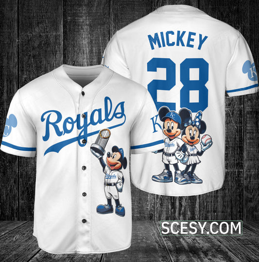 Kansas City Royals MM Baseball Jersey White