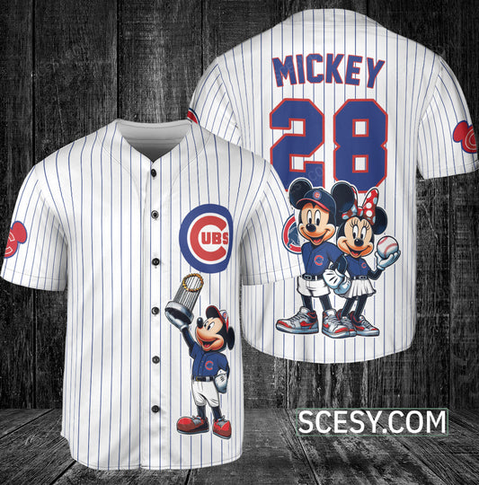 Chicago Cubs MM Baseball Jersey White