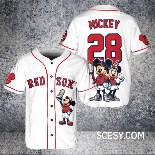 Boston Red Sox MM Baseball Jersey White