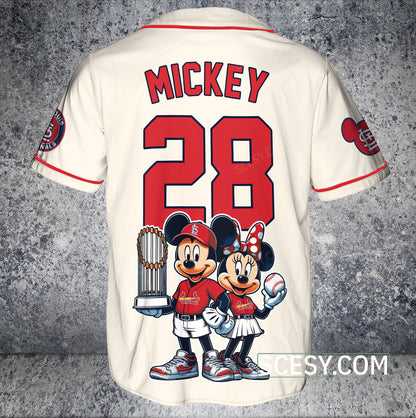 St. Louis Cardinals MM Baseball Jersey Yellow