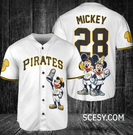 Pittsburgh Pirates MM Baseball Jersey White