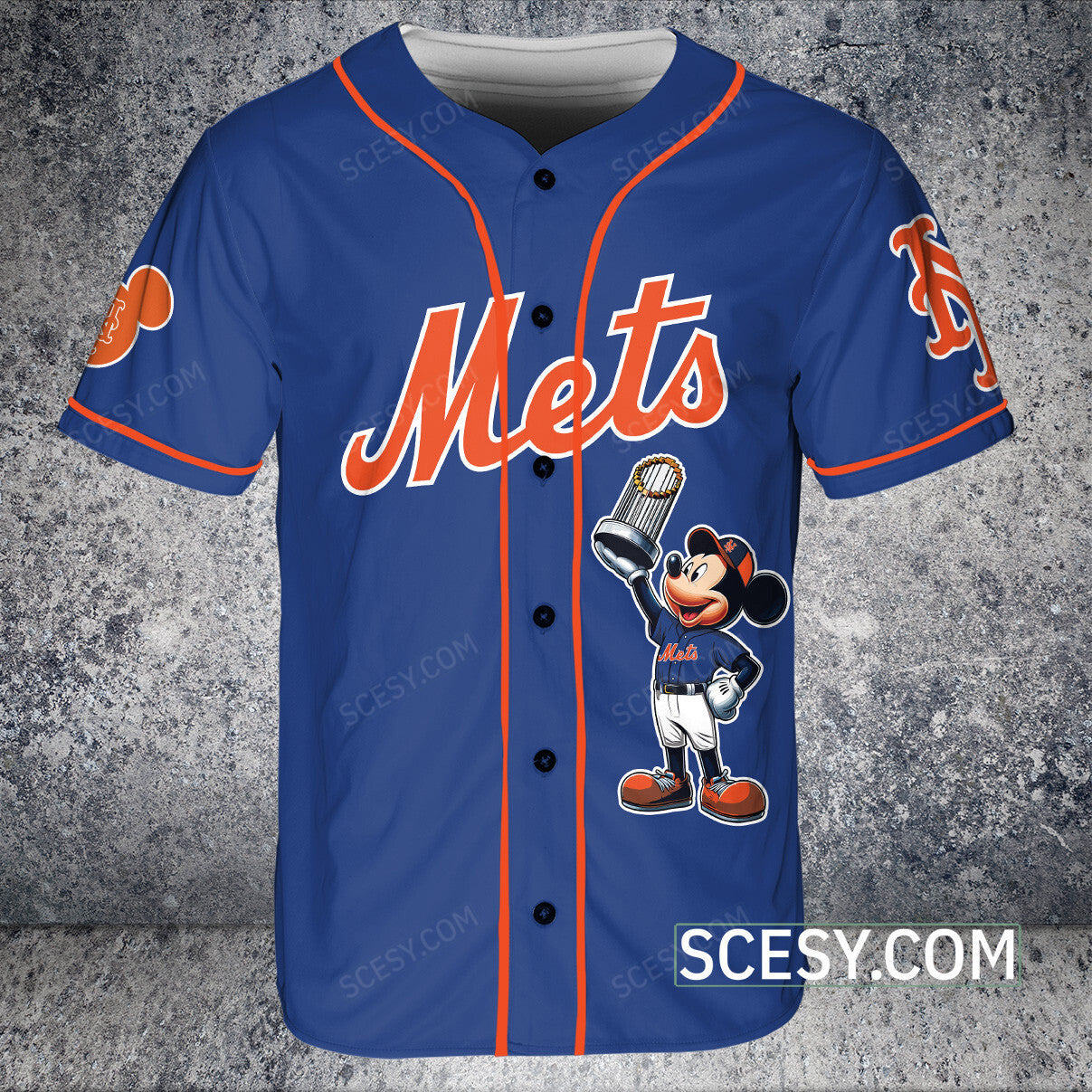 New York Mets MM Baseball Jersey Blue