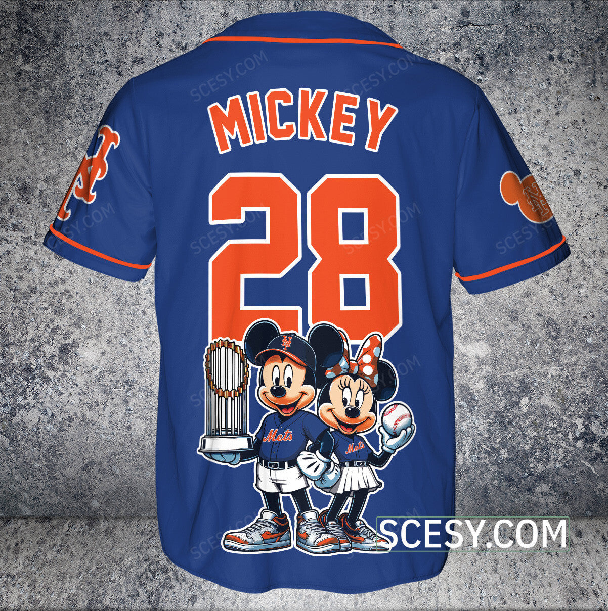 New York Mets MM Baseball Jersey Blue