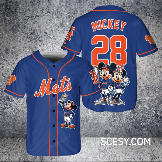 New York Mets MM Baseball Jersey Blue