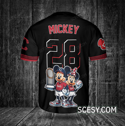Cincinnati Reds MM Baseball Jersey Black