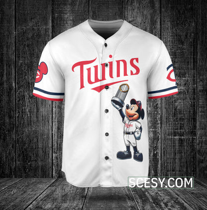 Minnesota Twins MM Baseball Jersey White