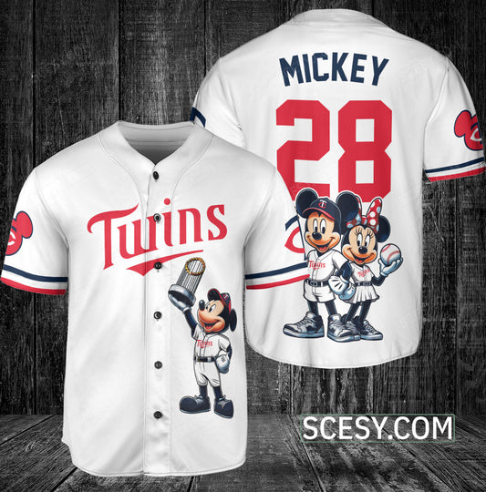Minnesota Twins MM Baseball Jersey White