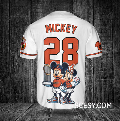 Baltimore Orioles MM Baseball Jersey White