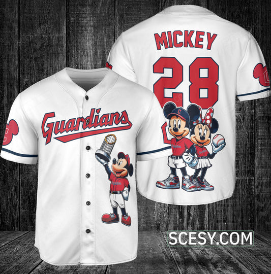 Cleveland Guardians MM Baseball Jersey White