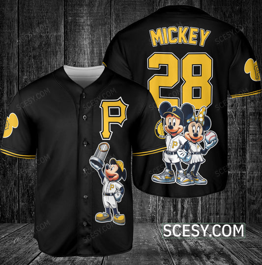 Pittsburgh Pirates MM Baseball Jersey Black