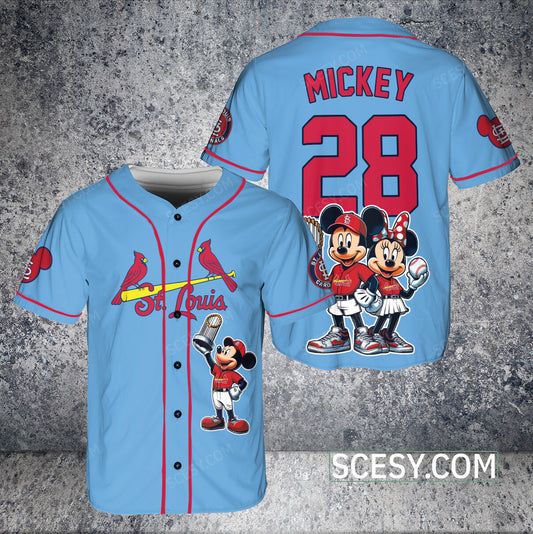 St. Louis Cardinals MM Baseball Jersey Blue