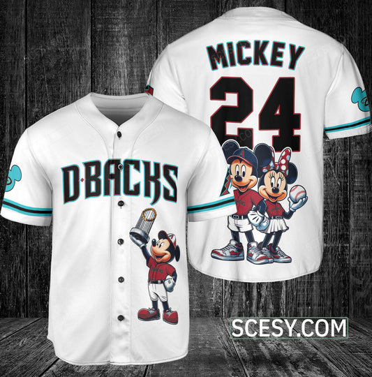 Arizona Diamondbacks MM Baseball Jersey White