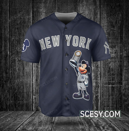 New York Yankees MM Baseball Jersey Black