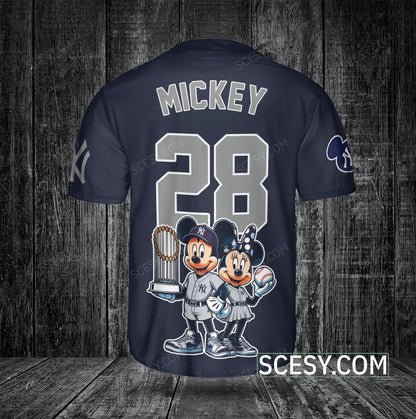 New York Yankees MM Baseball Jersey Black