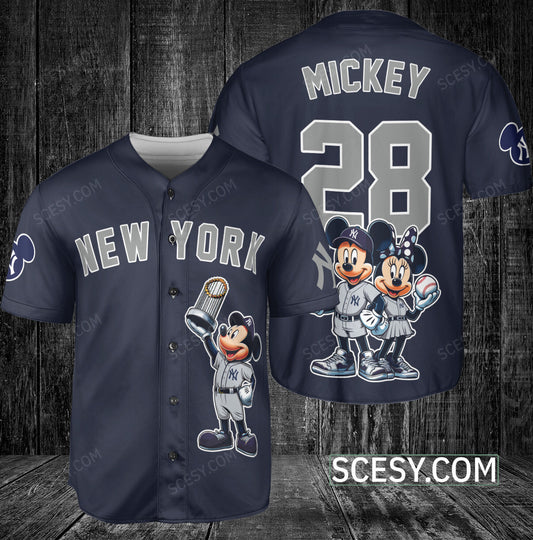 New York Yankees MM Baseball Jersey Black