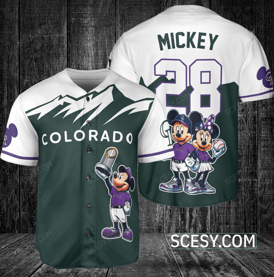 Colorado Rockies MM Baseball Jersey Green