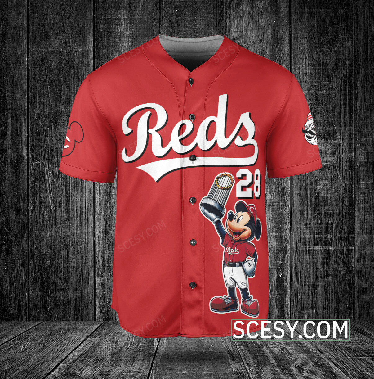 Cincinnati Reds MM Baseball Jersey Red