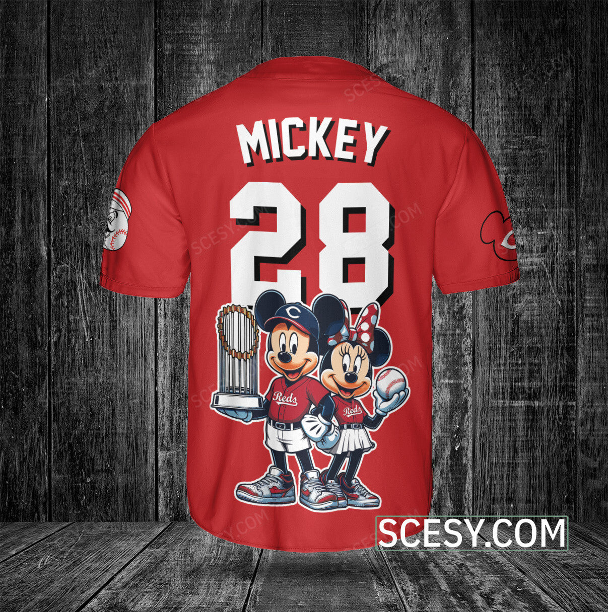 Cincinnati Reds MM Baseball Jersey Red