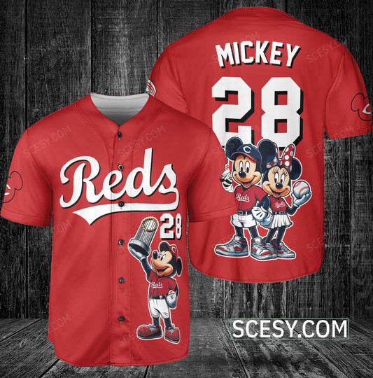 Cincinnati Reds MM Baseball Jersey Red