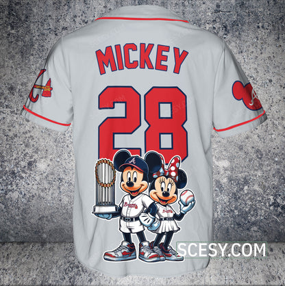 Atlanta Braves MM Baseball Jersey Gray