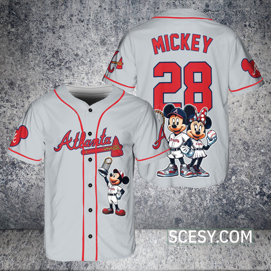 Atlanta Braves MM Baseball Jersey Gray