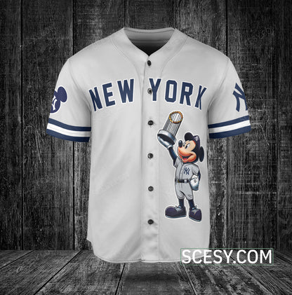 New York Yankees MM Baseball Jersey Gray