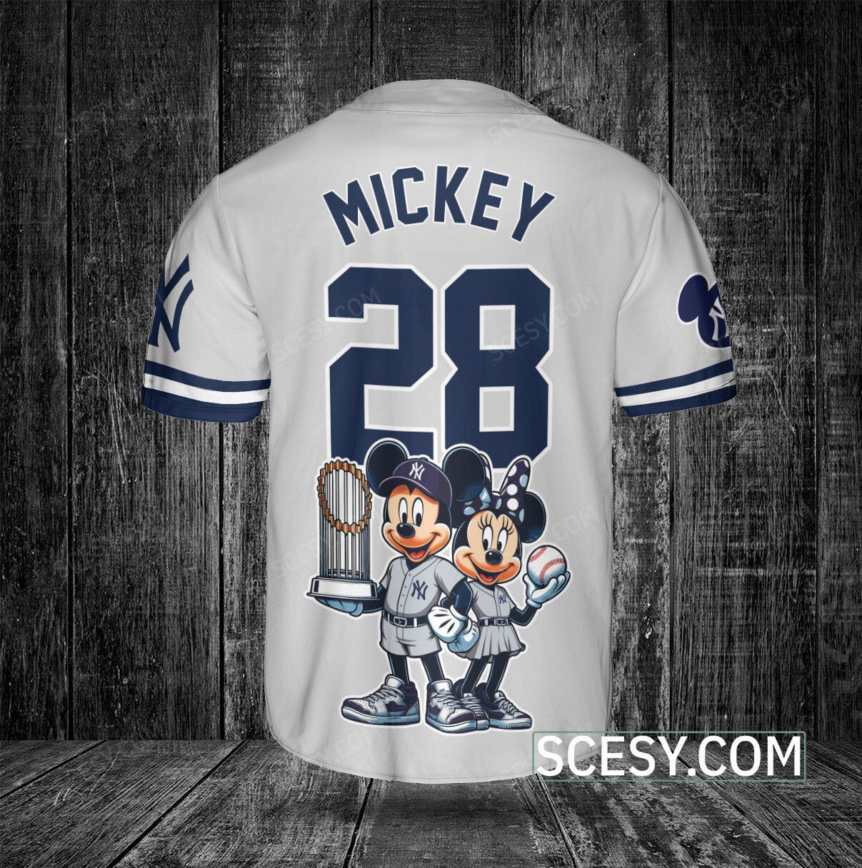 New York Yankees MM Baseball Jersey Gray