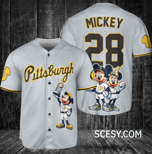 Pittsburgh Pirates MM Baseball Jersey Gray