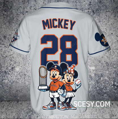 Houston Astros MM Baseball Jersey Gray