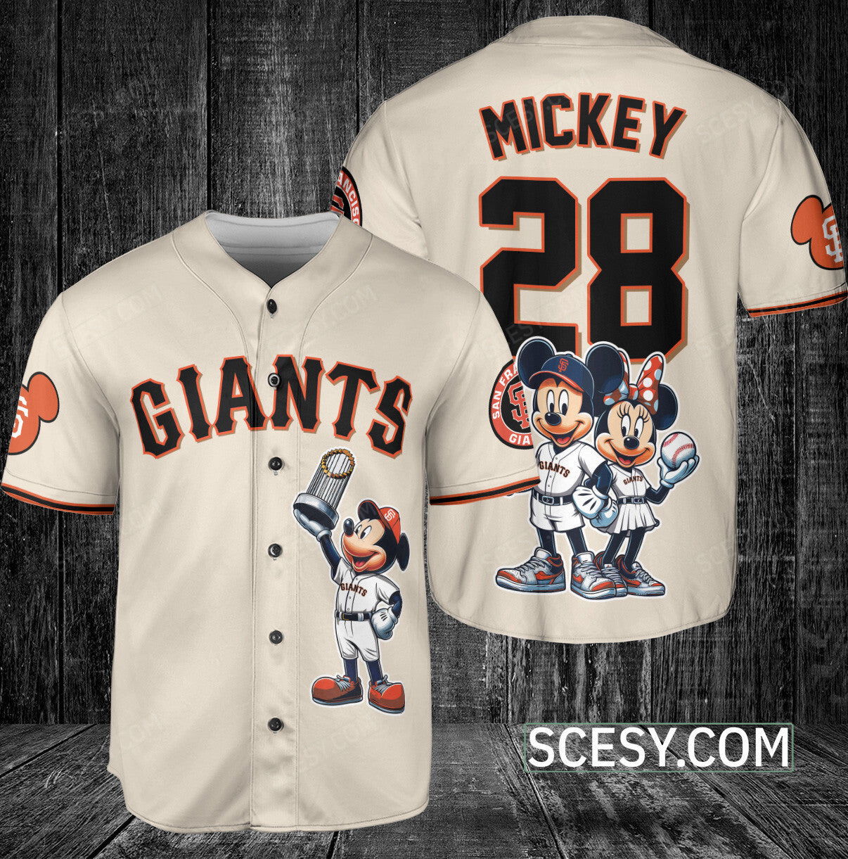 San Francisco Giants MM Baseball Jersey White