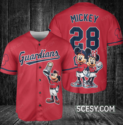 Cleveland Guardians MM Baseball Jersey Red