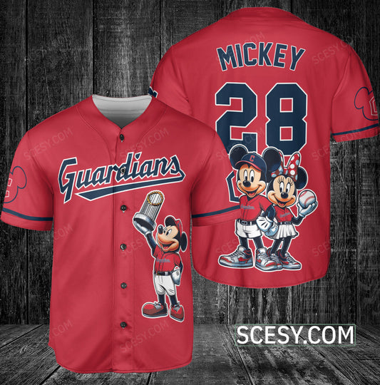 Cleveland Guardians MM Baseball Jersey Red