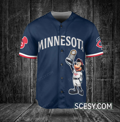 Minnesota Twins MM Baseball Jersey Navy