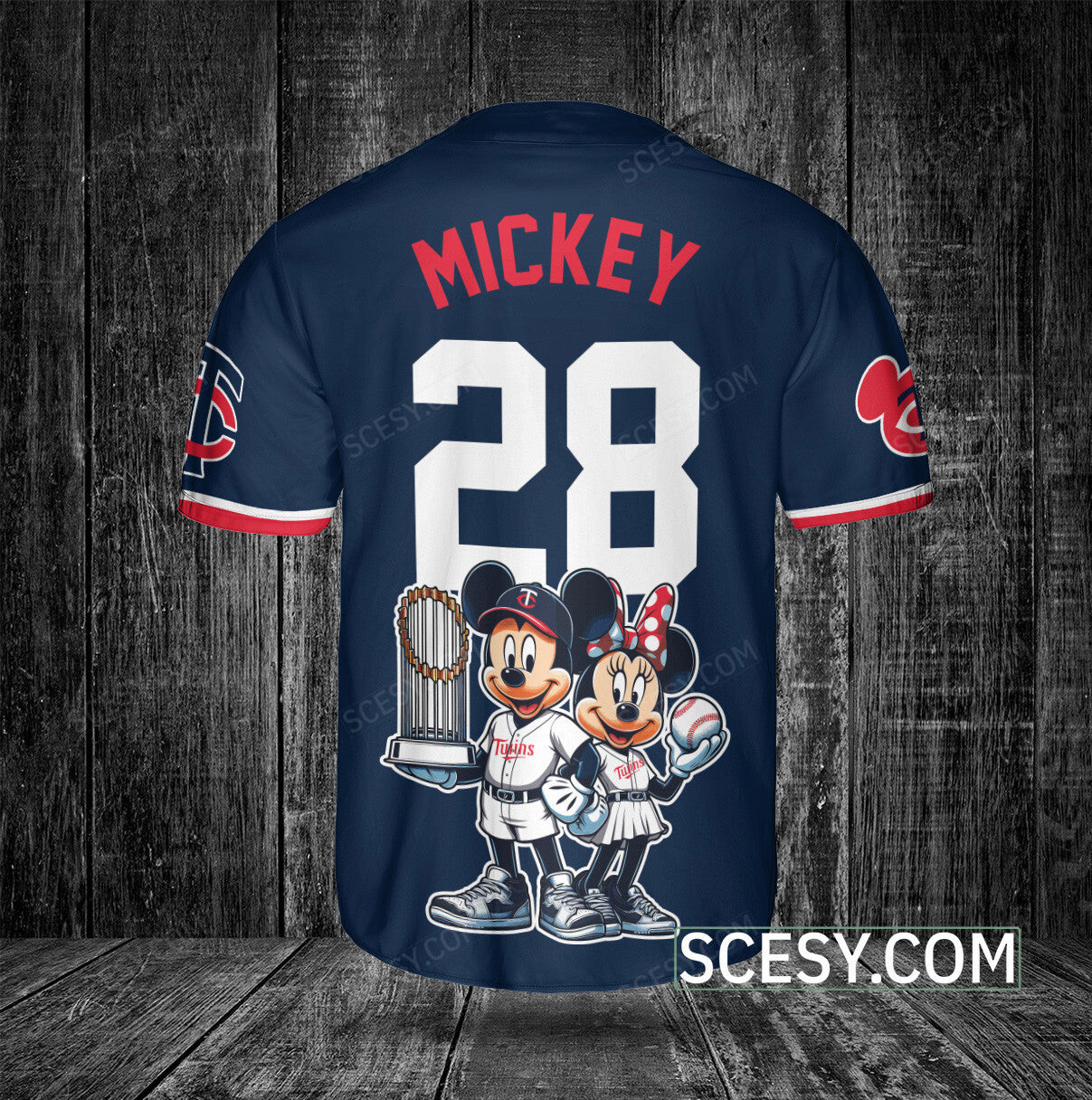 Minnesota Twins MM Baseball Jersey Navy