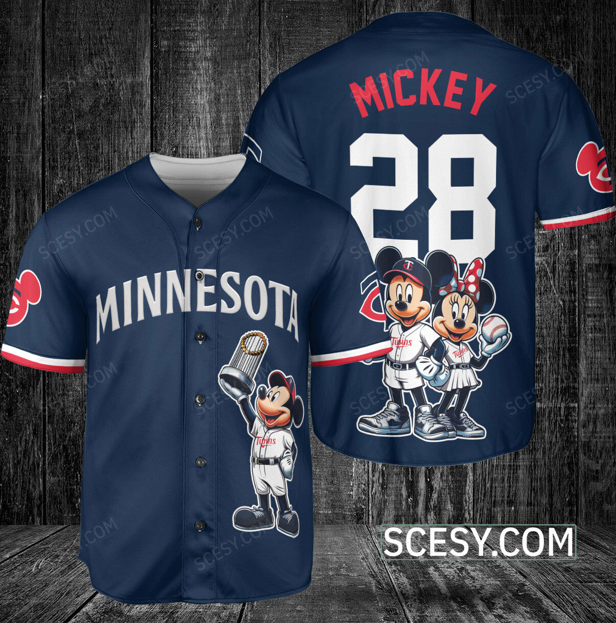 Minnesota Twins MM Baseball Jersey Navy