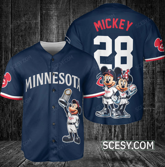 Minnesota Twins MM Baseball Jersey Navy