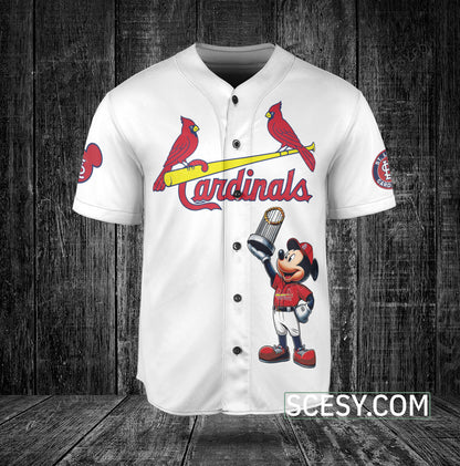 St. Louis Cardinals MM Baseball Jersey White