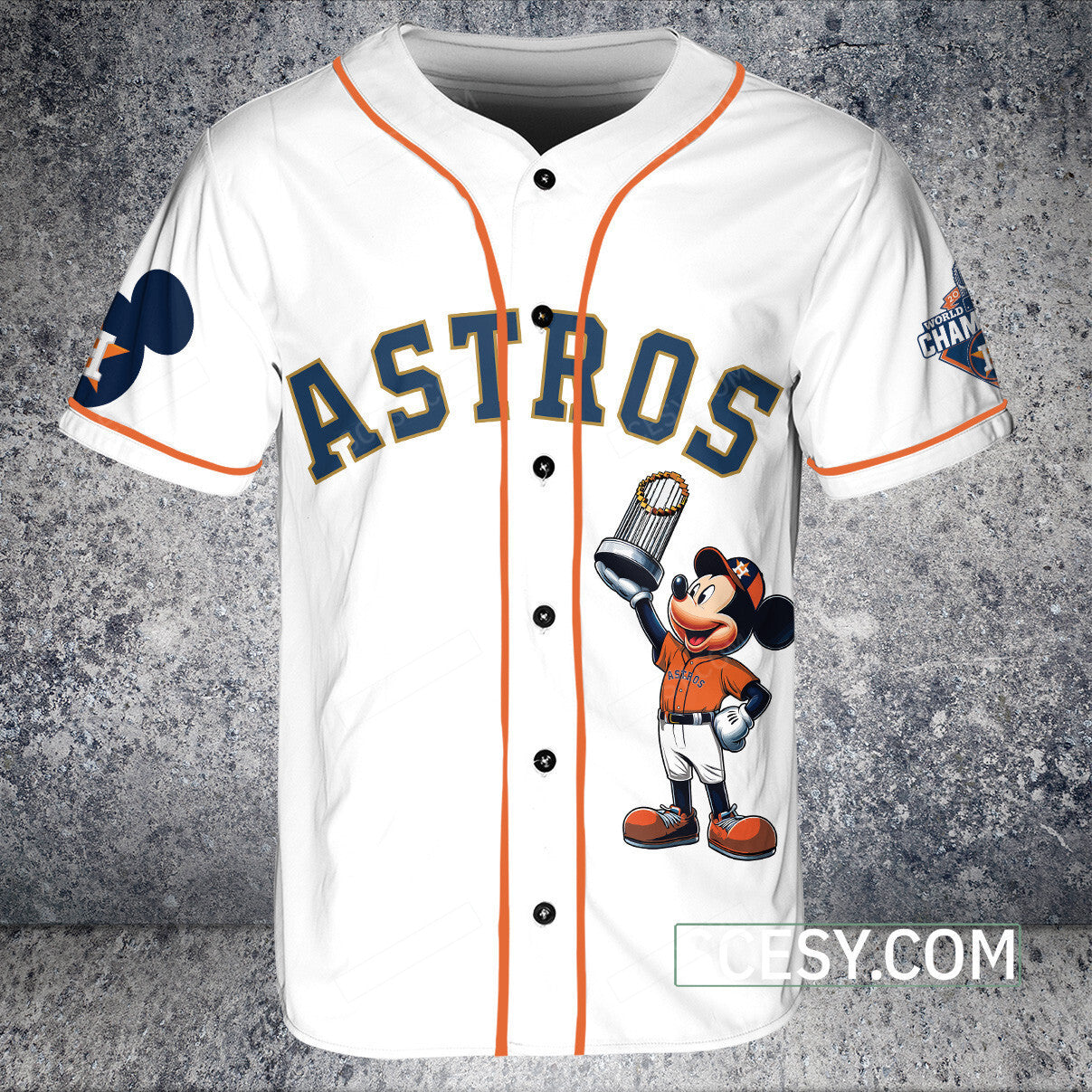 Houston Astros MM Baseball Jersey White