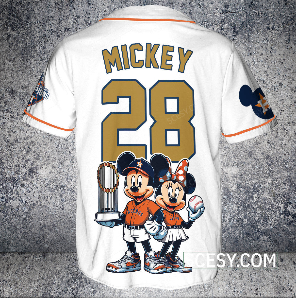 Houston Astros MM Baseball Jersey White