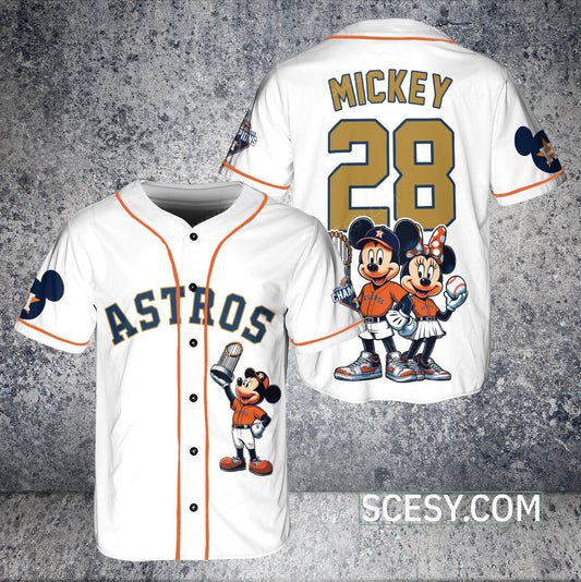 Houston Astros MM Baseball Jersey White