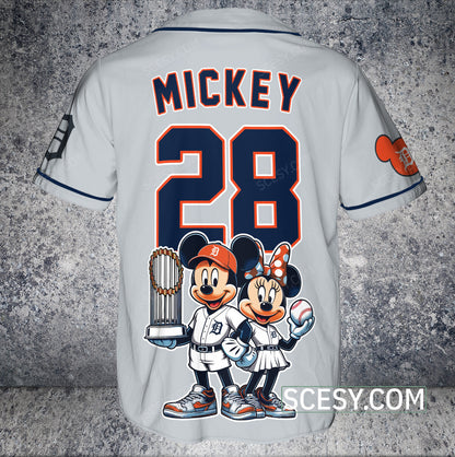 Detroit Tigers MM Baseball Jersey Gray