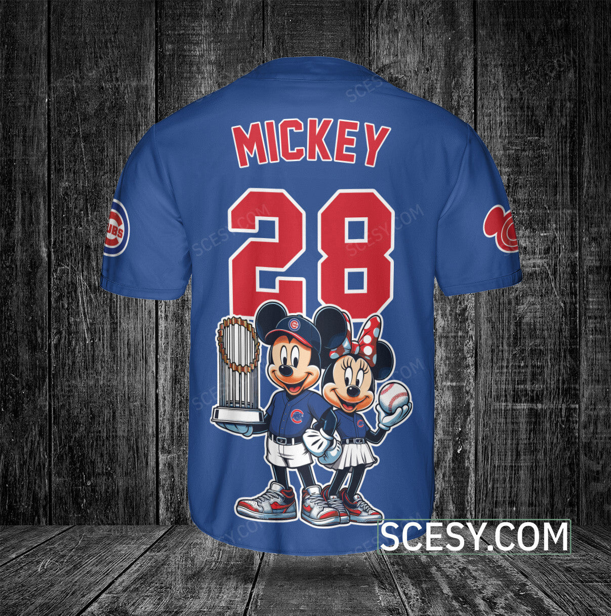 Chicago Cubs MM Baseball Jersey Blue