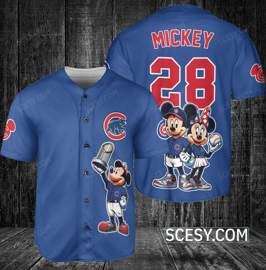 Chicago Cubs MM Baseball Jersey Blue