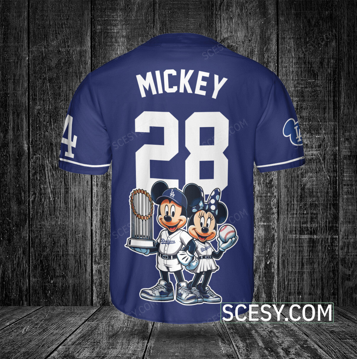 Los Angeles Dodgers MM Baseball Jersey Blue