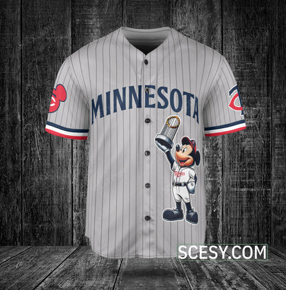 Minnesota Twins MM Baseball Jersey Gray
