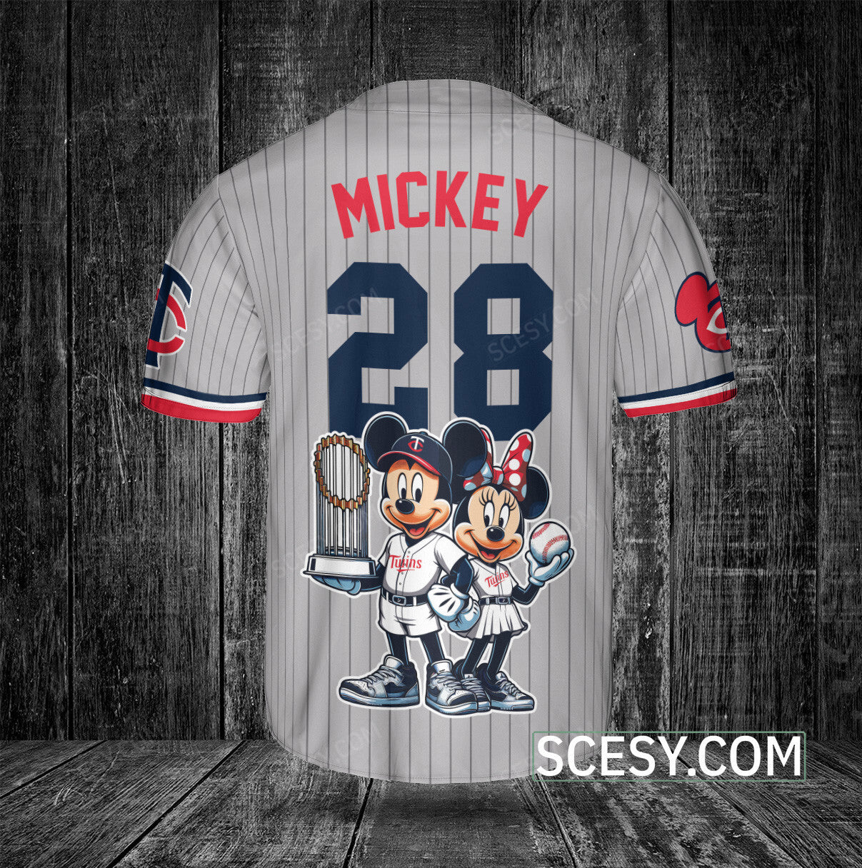 Minnesota Twins MM Baseball Jersey Gray