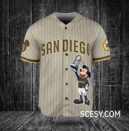 San Diego Padres MM Baseball Jersey Sand
