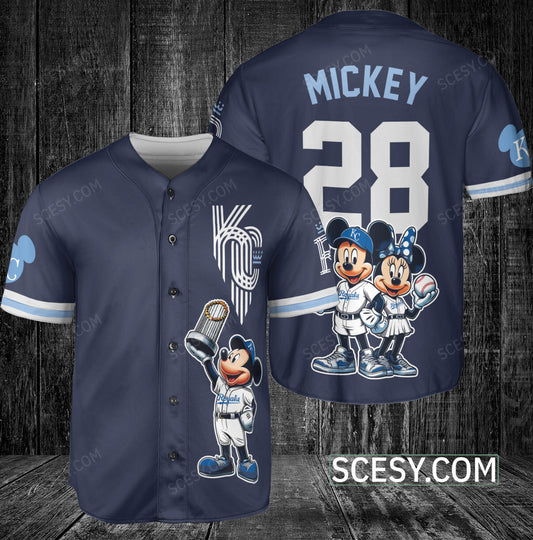 Kansas City Royals MM Baseball Jersey Navy